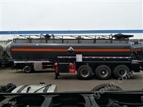 17.8m3半掛濃硫酸運(yùn)輸車/碳鋼罐